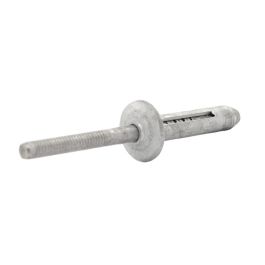 HONSEL-Presslaschenblindniet Spezial-2  Alu / Alu Flachkopf 5,2 x 28,6 mit Neopren-Dichtung mit bauauftsichtlicher Zulassung (ETA) (1 Pack =500 Stück)