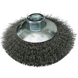 BK 600 W Kegelbürste125 mm Gewinde M 14 0,3 Stahl