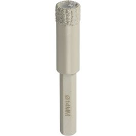 DB 600 F Bohrkronen10 x 40 mm 1 Segmente 10 mmgeschlossener Rand 1/4" Bit, sechskant