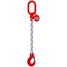 McBULL® 1-Strang-Kettengehänge, GK8, galv. verz., 8 mm, 1 Meter, Typ1K16"GV"