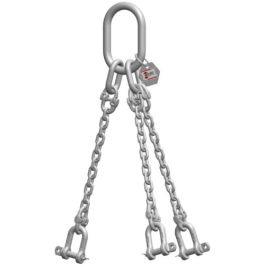 McBULL® 3-Strang-Kettengehänge, GK6 (INOX), 16 mm, 1 Meter, Typ9