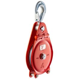 McBULL® Seilrolle (aufklappbares Seitenblech), 16 mm Seil, 10000 daN