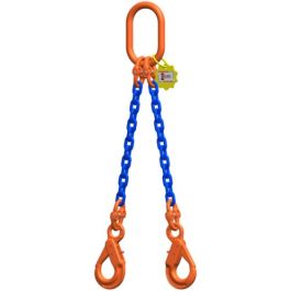McBULL® 2-Strang-Kettengehänge, GK10, Sondergüte-Kette, 10 mm, 1 Meter, Typ5
