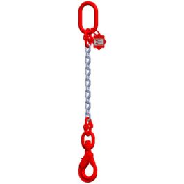 McBULL® 1-Strang-Kettengehänge, GK8, galv. verz., 7 mm, 1 Meter, Typ7K16"GV"