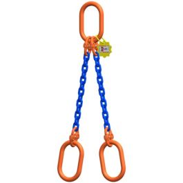 McBULL® 2-Strang-Kettengehänge, GK10, Sondergüte-Kette, 10 mm, 1 Meter, Typ8