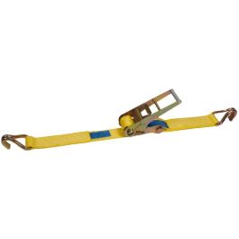 McBULL® Zurrgurt, 2-teilig, 75 mm, 12 m, 5000/10000 daN, Druckratsche/Spitzhaken