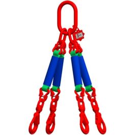 McBULL® 4-Strang-Rundschlingengehänge, 1 Meter, 0-45° = 10500 kg/45-60°= 7500 kg, Typ7