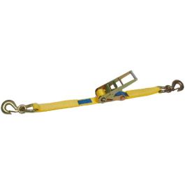 McBULL® Zurrgurt, 2-teilig, 75 mm, 12 m, 5000/10000 daN, Druckratsche/Triangelhaken