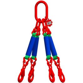McBULL® 4-Strang-Rundschlingengehänge, 1 Meter, 0-45° = 10500 kg/45-60°= 7500 kg, Typ5