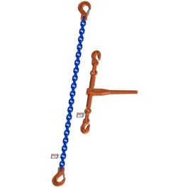 McBULL® 2-teilige-Zurrkette, GK10, Sondergüte-Kette, 10 mm, 1 Meter