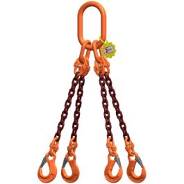 McBULL® 4-Strang-Kettengehänge, GK10, PAS-Kette, 13 mm, 1 Meter, Typ4