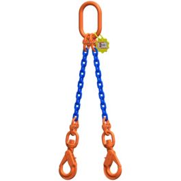 McBULL® 2-Strang-Kettengehänge, GK10, Sondergüte-Kette, 10 mm, 1 Meter, Typ7