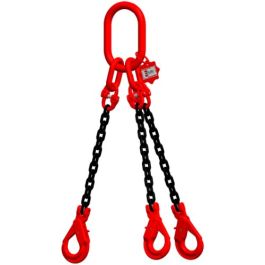 McBULL® 3-Strang-Kettengehänge, GK8, schwarz, 13 mm, 1 Meter, Typ2K25