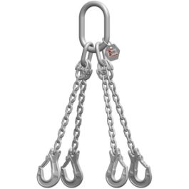 McBULL® 4-Strang-Kettengehänge, GK6 (INOX), 10 mm, 1 Meter, Typ1