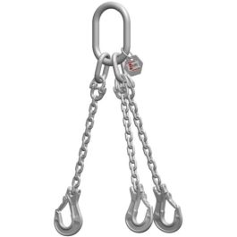 McBULL® 3-Strang-Kettengehänge, GK6 (INOX), 10 mm, 1 Meter, Typ1
