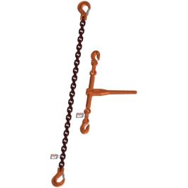 McBULL® 2-teilige-Zurrkette, GK10, PAS-Kette, 10 mm, 1 Meter