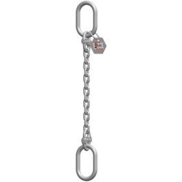 McBULL® 1-Strang-Kettengehänge, GK6 (INOX), 8 mm, 1 Meter, Typ8