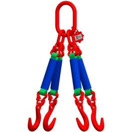 McBULL® 4-Strang-Rundschlingengehänge, 1 Meter, 0-45° = 10500 kg/45-60°= 7500 kg, Typ6