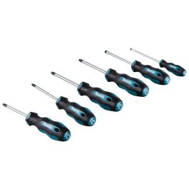 Schraubendreher-Set 6-tlg. - 6-teilig • PH1, PH2, PZ1, PZ2, SL4.0, SL5.5 • Cr-V