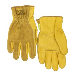 Vollleder-Handinnenfläche und Rinds-Spaltleder Rückseite